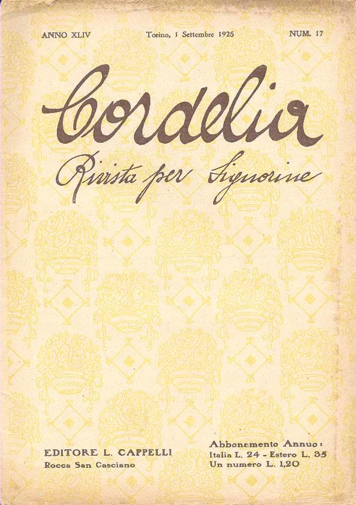 Cordelia. Rivista per le signorine 1925, n. 17-18