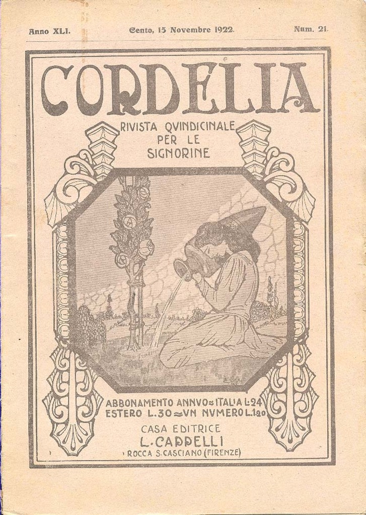 Cordelia. Rivista per le signorine 1922, n. 21-22