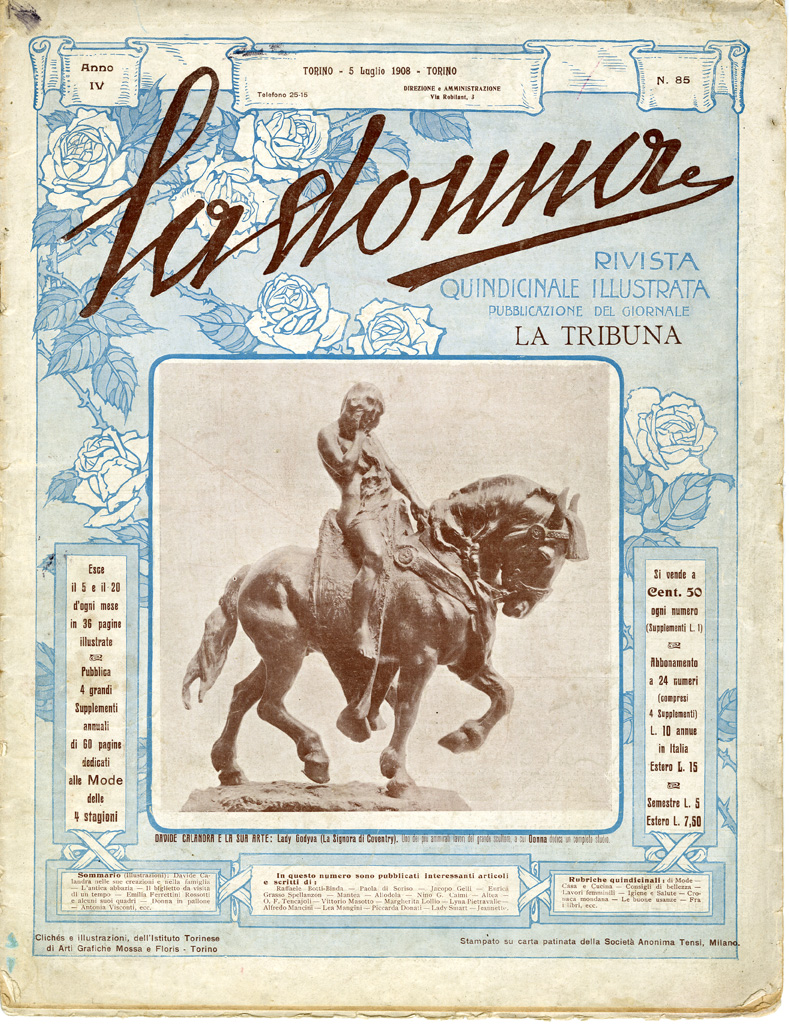 La donna. Rivista quindicinale illustrata 1908, n. 85