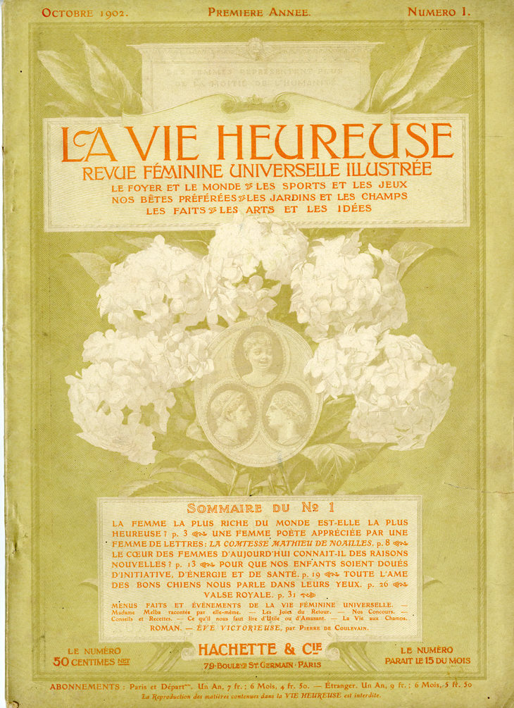 La Vie Heureuse. Revue féminine universelle illustrée 1902, n. 1