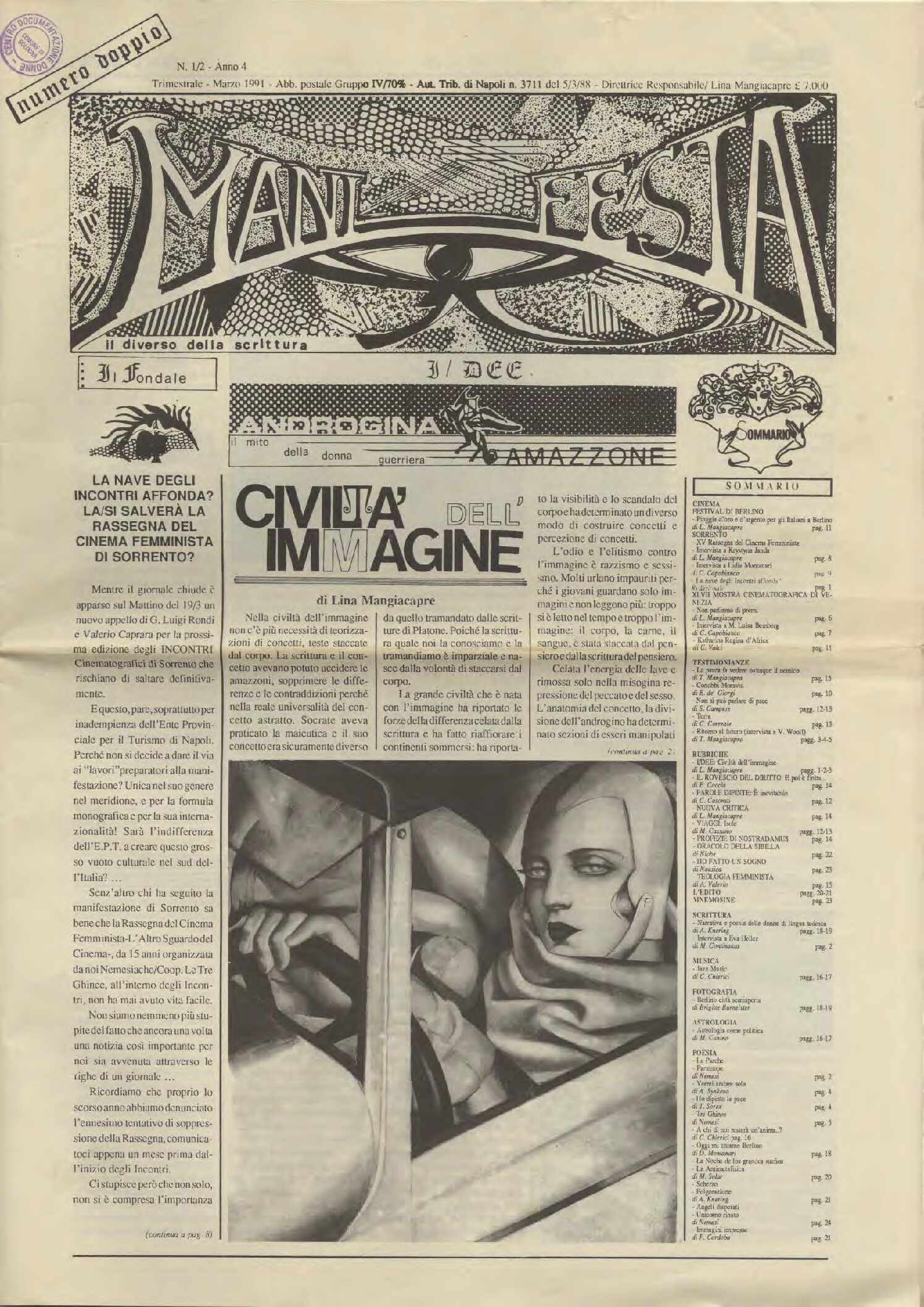 Mani Festa 1991 n° 1, 2